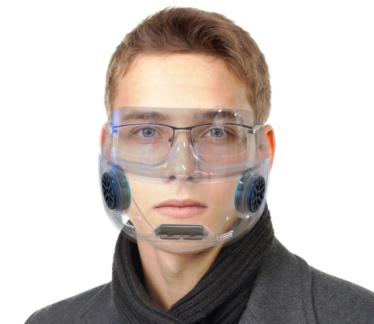 PRECIMASK - 1er masque transparent à Filtration Céramique Durable